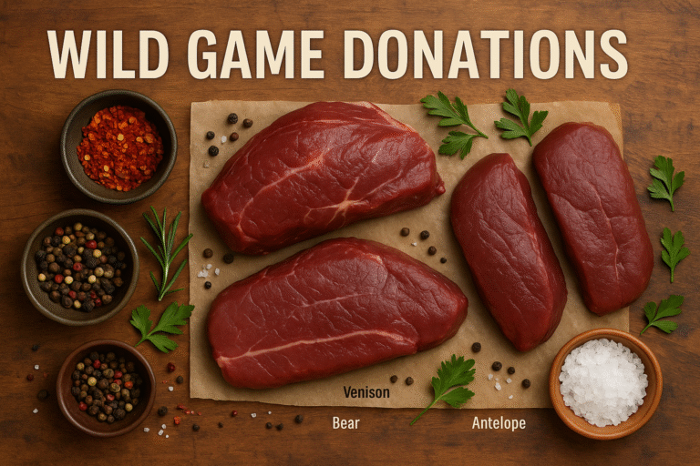 Wild Game Donations for Our 5th Annual Banquet & Fundraiser