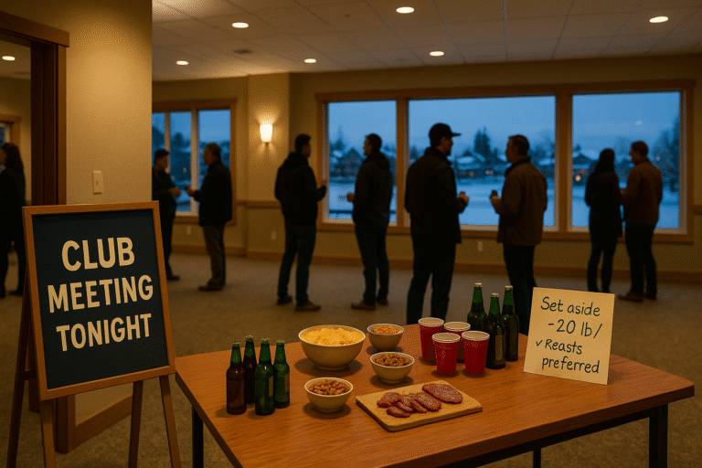 Next Club Meeting & Social (Dec 3, 2025)