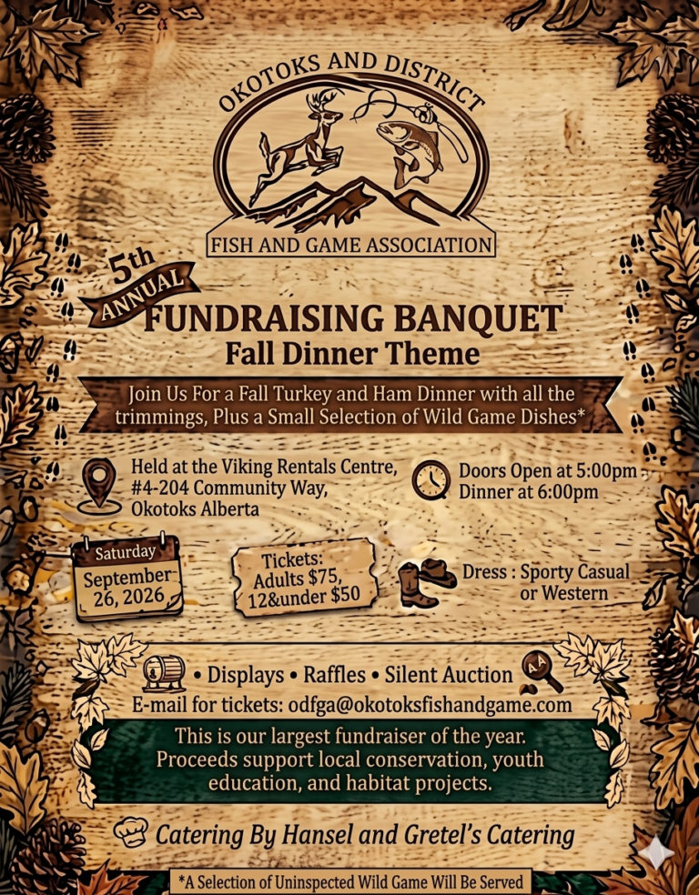 ODFGA 5th Annual Banquet and Fundraiser Tickets Are Now Available!